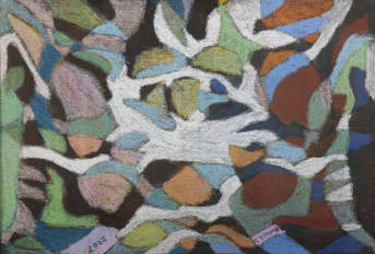 Rythm of spring. Pastel on paper, 34 х 50 cm (13.4 x 19.7 inches). 2012