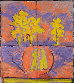 'On the road to Murom'. 120 x 100 cm (47.2 x 39.4 inches). 2000