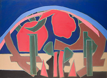 The song. Oil on canvas. H 74 x W 101 cm (H 29.1 x W 39.8 inches). 2019