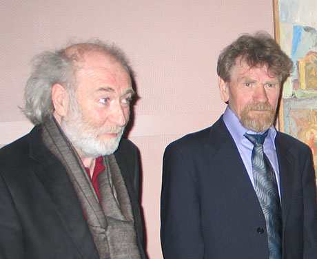 The museum curator Henri Pailler has organised an exhibition of Kuzmin's painting in the museum of Allard